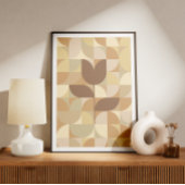 レトロ幾何学 ポスター