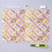 レトロ幾何学 薄葉紙 (クラフト)