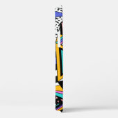 レトロ幾何形状：カラフルヴィンテージ。 Case-Mate iPhoneケース (裏面 / 右)