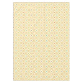 レトロ幾何連動円パターン テーブルクロス (正面)