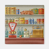 レトロ店 マグネット (正面)