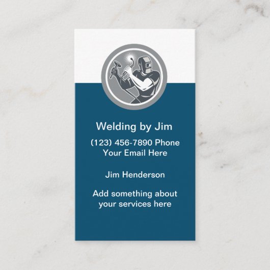 レトロ建築溶接 名刺 (正面)