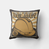 レトロ建築 – 安全ヘルメット装飾用クッション クッション (裏面)