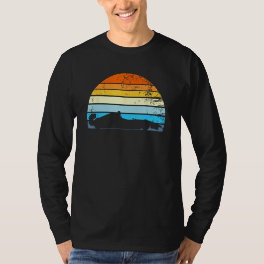 レトロ式レーサーヴィンテージレースカードライバー型枠 Tシャツ (正面)