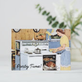 レトロ引っ越し祝いパーティーパーティーV2 招待状 (スタンド正面)