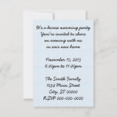 レトロ引っ越し祝いパーティーパーティーV2 招待状 (裏面)