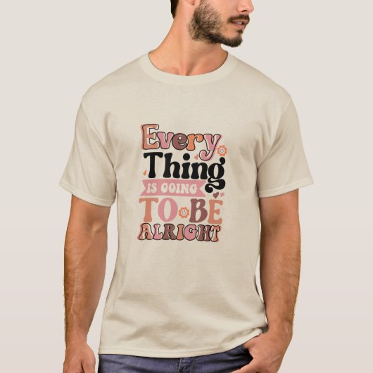 レトロ引用文Every Thing Tシャツ (正面)