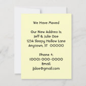 レトロ引越ししました お知らせ 案内状 (裏面)