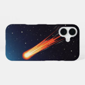 レトロ彗星の尾 iPhone 16ケース (裏面横)