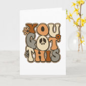 レトロ得お前 カード (黄色い花)