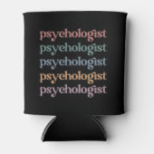 レトロ心理学心理学の学生卒業 缶クーラー (正面)