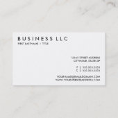 レトロ心理学者 名刺 (裏面)