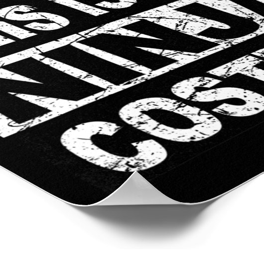 レトロ忍者の衣装ハロウィーンのための男の子の男性 ポスター (角)