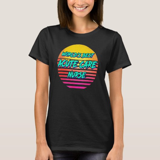 レトロ急性気にナース Tシャツ (正面)