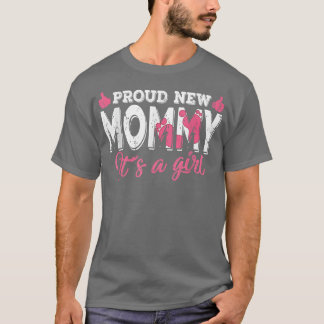 レトロ性が新誇りを持ったしいママを明かす女の子 Tシャツ