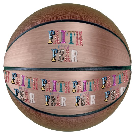 レトロ恐怖の信仰 バスケットボール (正面)