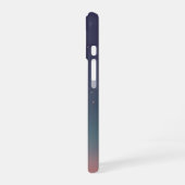 レトロ惑星と軌道上の岩石 iPhone 16ケース (左側面)