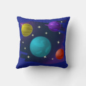 レトロ惑星 クッション (裏面)