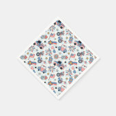 レトロ愛国米国7月4日 スタンダードカクテルナプキン (角)