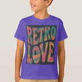レトロ愛 Tシャツ (正面)