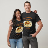 レトロ感ある感謝祭の家族でのディナー マッシュポテト Tシャツ (ユニセックス)