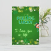 レトロ感じズラッキーセントパトリックの日 シーズンカード (スタンド正面)