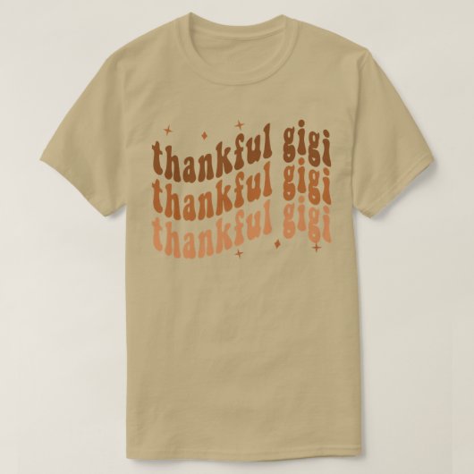 レトロ感謝ギチチータギライフ秋感謝祭 Tシャツ (デザイン正面)