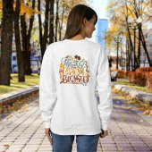 レトロ感謝恩賛美タイポグラフィナース スウェットシャツ