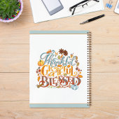 レトロ感謝恩賛美ナースタイポグラフィ ノートブック