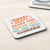 レトロ感謝祭ディナー コースター (左側)