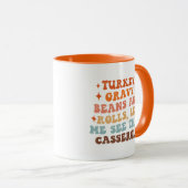 レトロ感謝祭ディナー マグカップ (正面右)