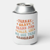 レトロ感謝祭ディナー 缶クーラー (缶裏面)
