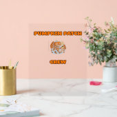 レトロ感謝祭トルコ – 秋ハーベストデザインOv アクリルサイン (ウェディング)