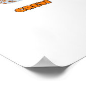 レトロ感謝祭トルコ – 秋ハーベストデザインOv ポスター (角)