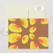 レトロ懸命ゆで卵 ポストカード (正面/裏面)