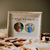 レトロ我々が年齢だった時ベビー写真表番号