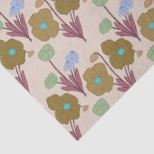 レトロ手切り素朴の花 薄葉紙 (詳細)