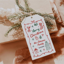 レトロ手描きフレンドスマスクリスマスパーティー