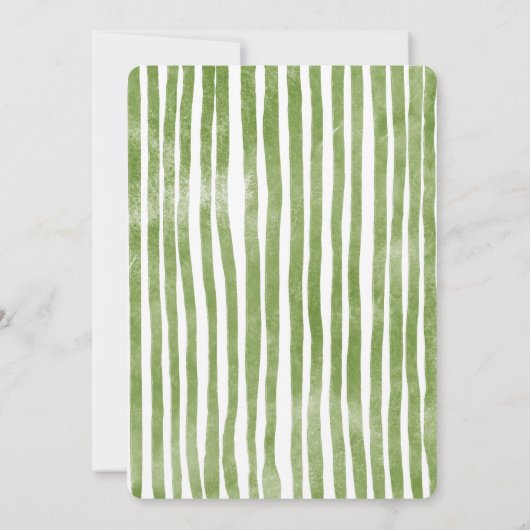 レトロ手描きメリークリスマスファミリー写真 招待状 (裏面)