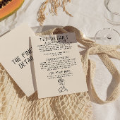 レトロ手描き予測できなの結婚詳細 エンクロージャーカード