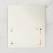 レトロ手書きお洒落 プレイスカード (外部開封)