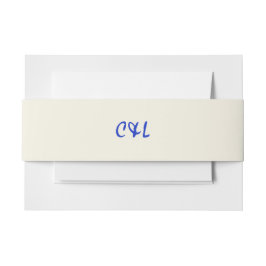 レトロ手書きブお洒落ルー 招待状ベリーバンド