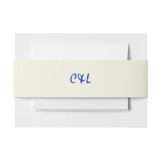 レトロ手書きブお洒落ルー 招待状ベリーバンド