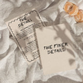 レトロ手書予測できなフ結婚レームの詳細 エンクロージャーカード