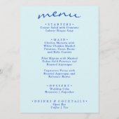 レトロ手書描きカラフルブライト結婚ズ メニュー (正面)