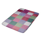 レトロ手編みカラフルパッチマス バスマット (アングル)