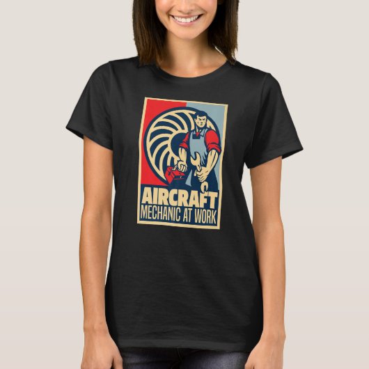 レトロ技術者ヴィンテージ機機構 Tシャツ (正面)