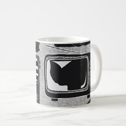 レトロ技術 コーヒーマグカップ (正面右)
