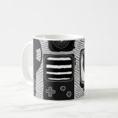 レトロ技術 コーヒーマグカップ (正面左)
