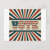 レトロ投票ギア ポストカード (正面)